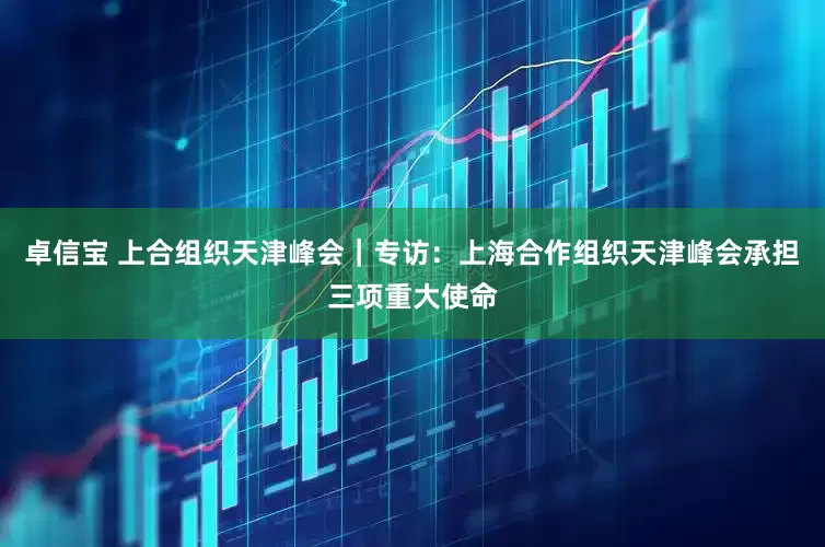 卓信宝 上合组织天津峰会｜专访：上海合作组织天津峰会承担三项重大使命