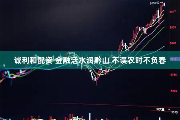 诚利和配资 金融活水润黔山 不误农时不负春